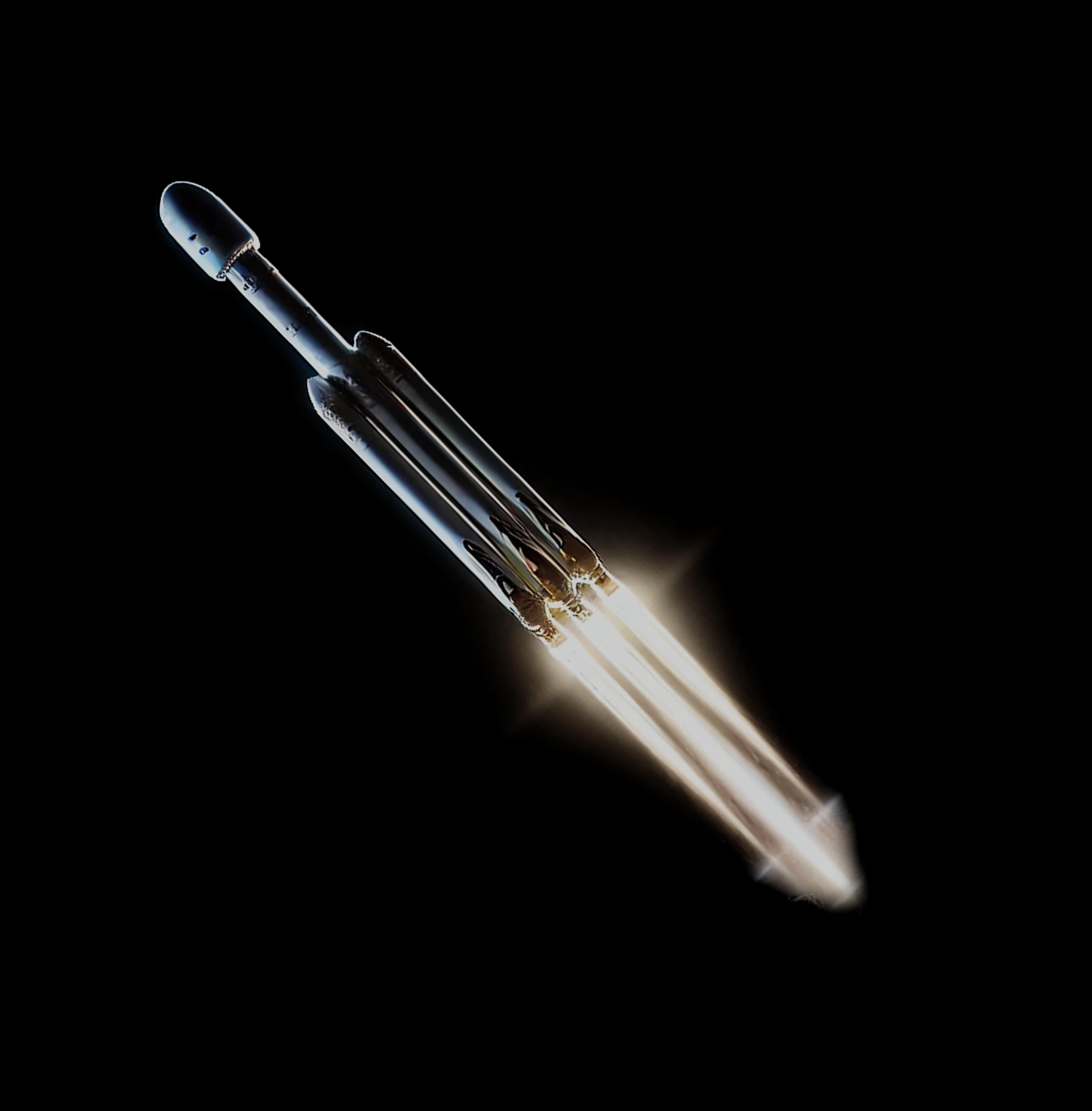 Rocket in space